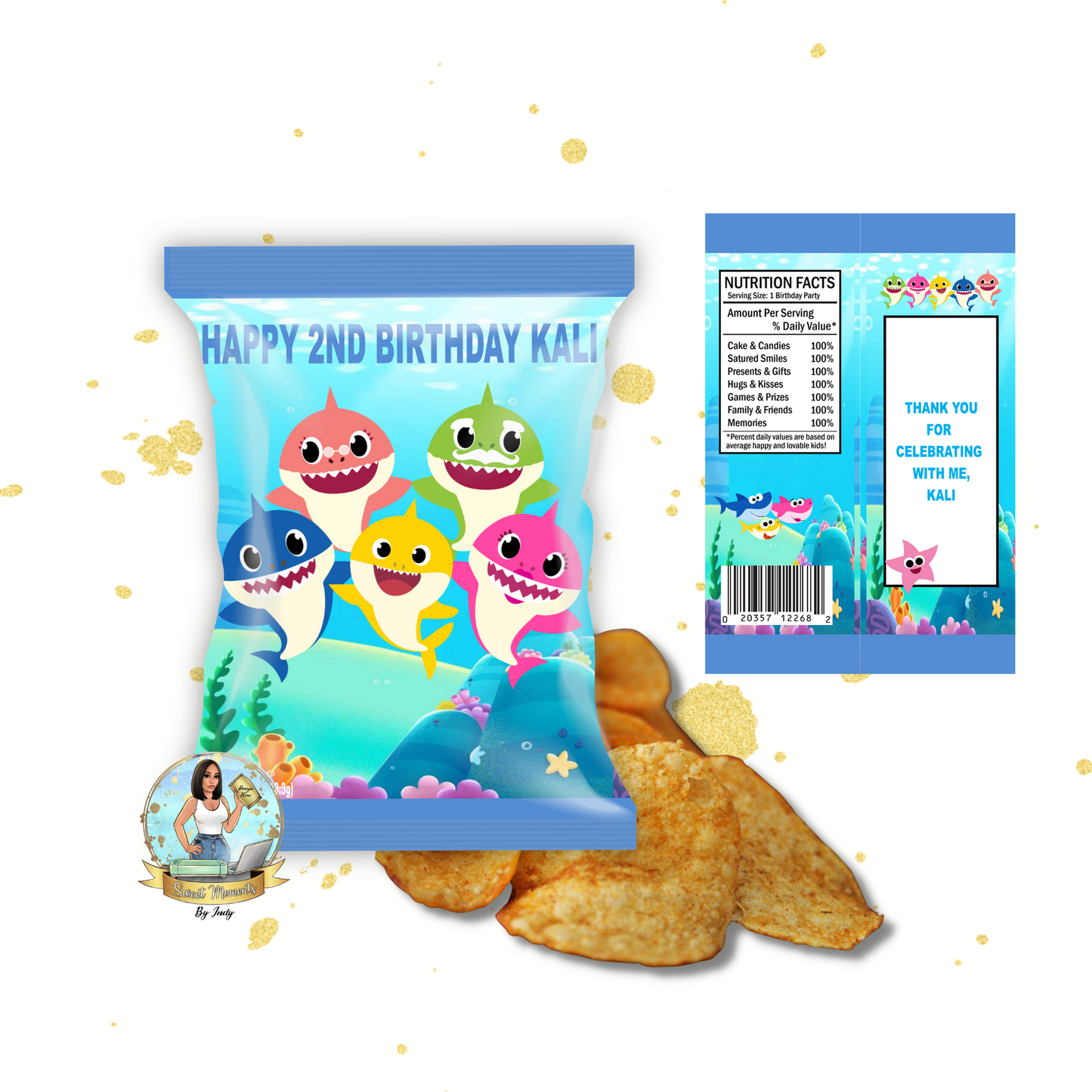 Baby Shark Mini Party Favors Package