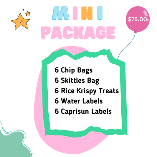 Mini Party Favors Package