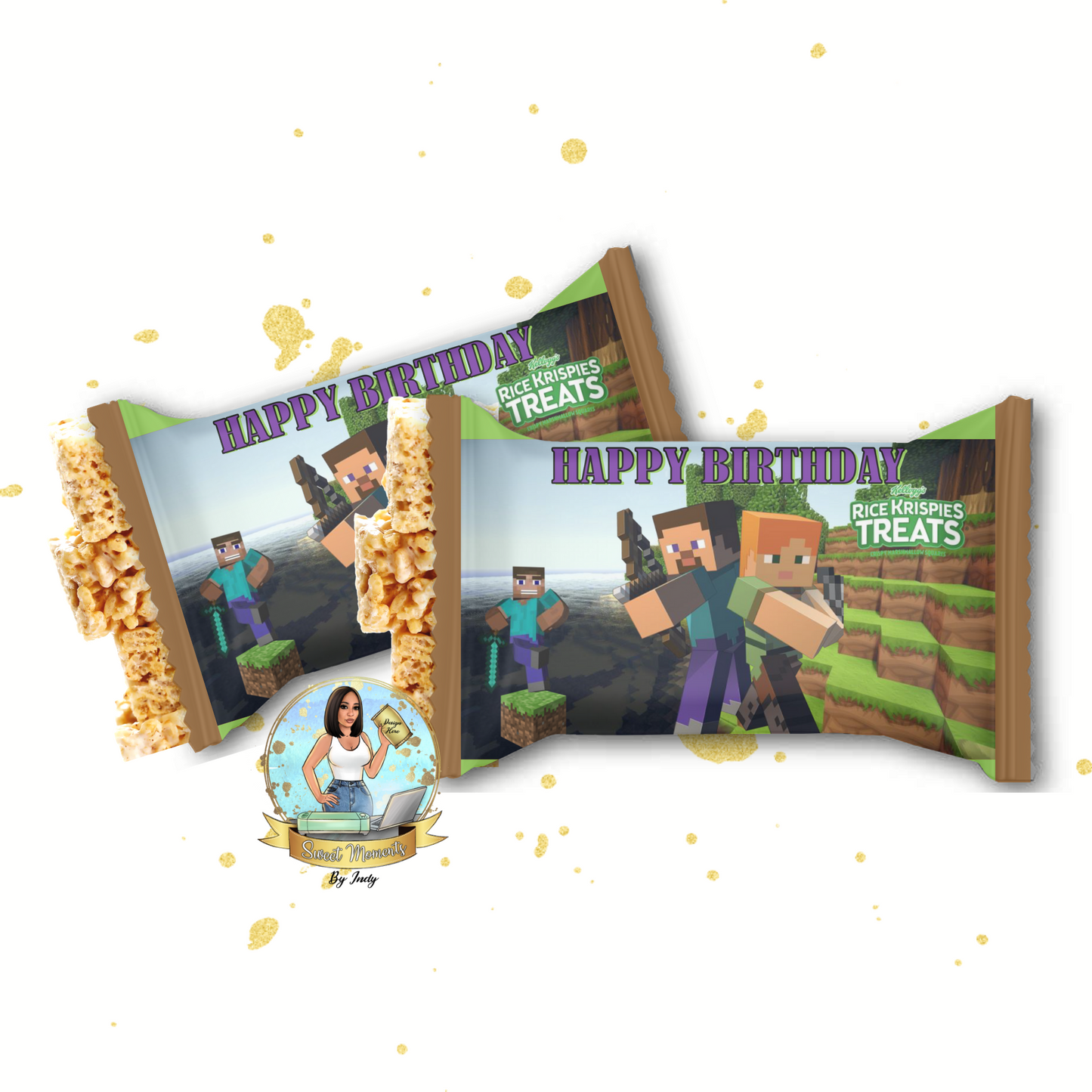 Minecraft Party favors Package